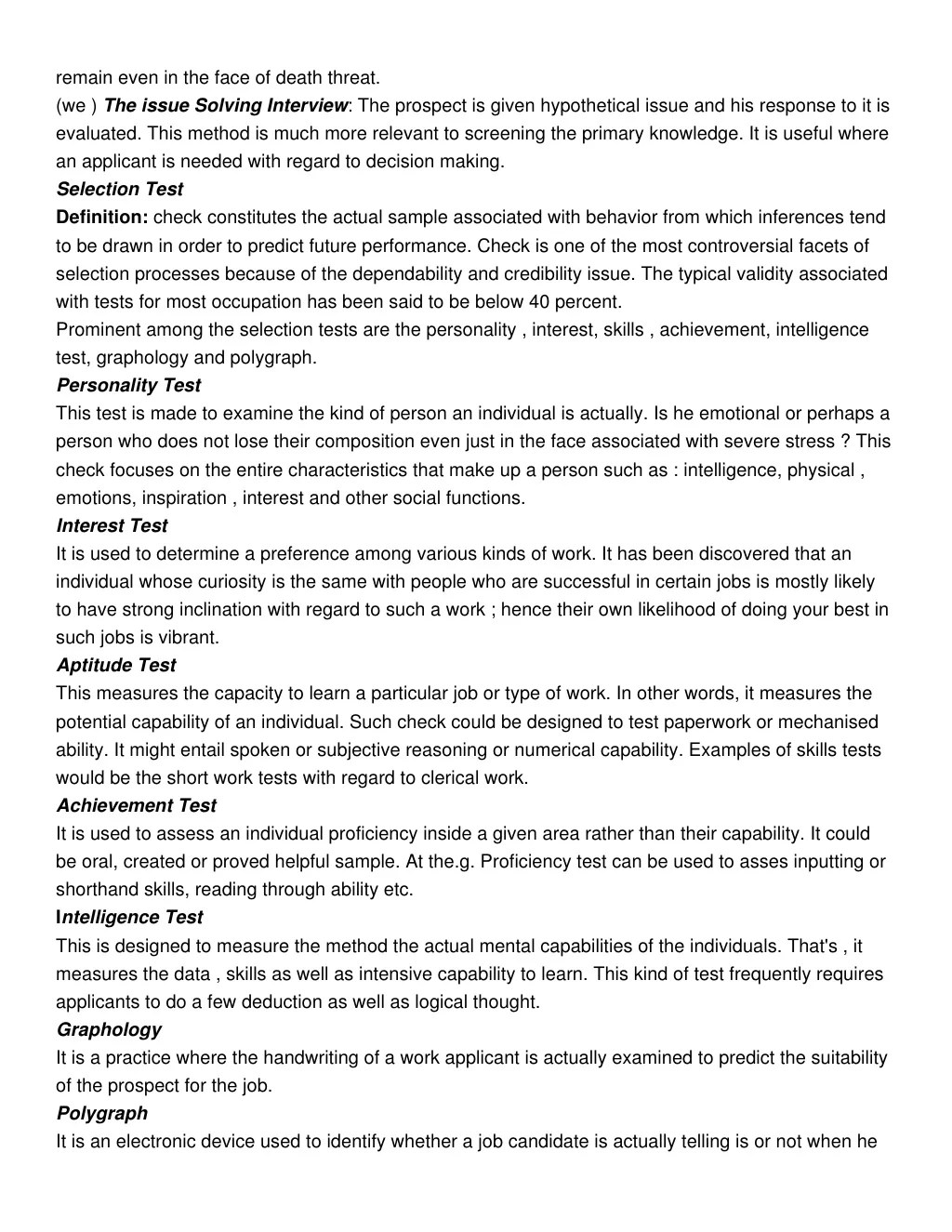 The Pros As Well As Cons Of Job Interview Questions Types Of Typical…