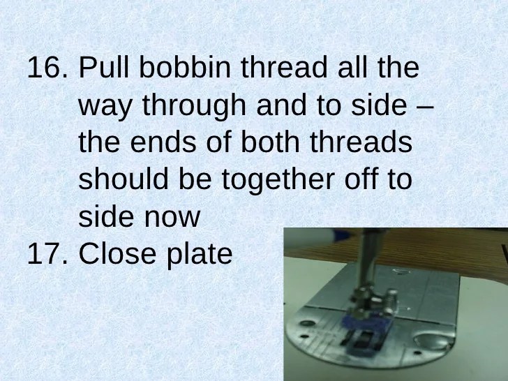 Threading Bobbin Tutorial