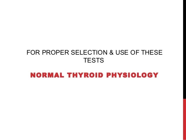 Thyroid Function Tests by Dr. Smily