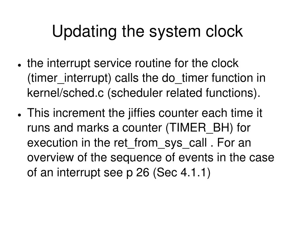 Timers in Unix/Linux