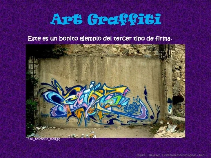 Tipos De Graffitis