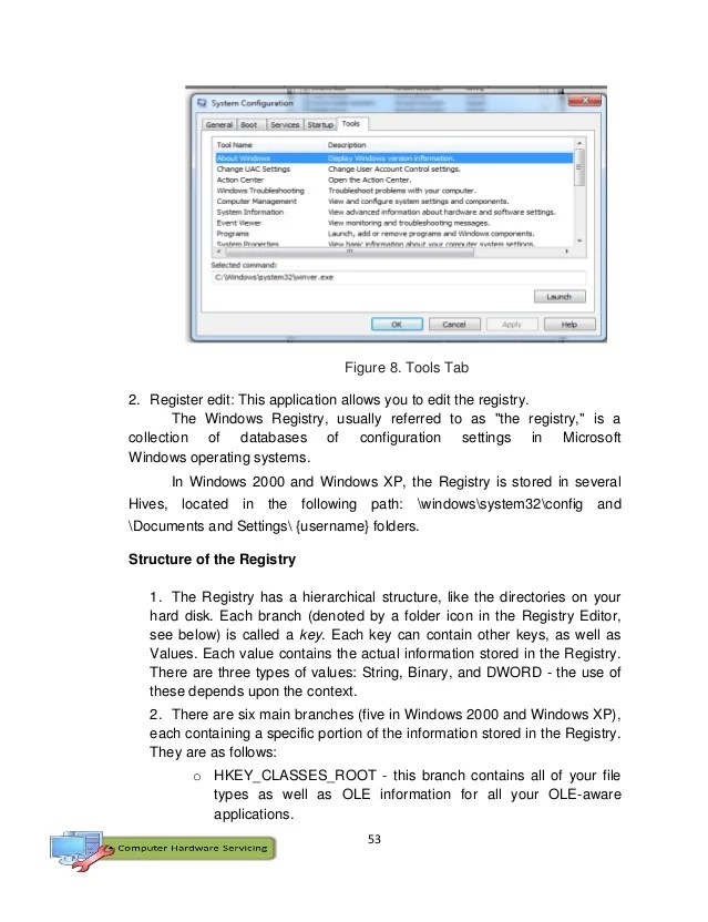 TLE Information and Communications Technology Computer Hardware S…
