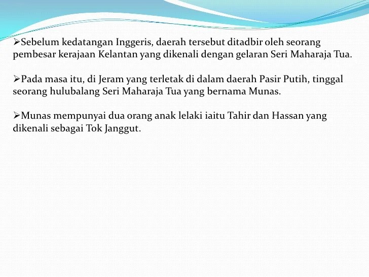 Kerja Kursus Sejarah Tok Janggut qosent