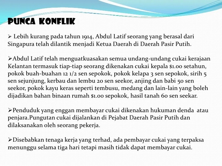 Kerja Kursus Sejarah Tok Janggut bawahata