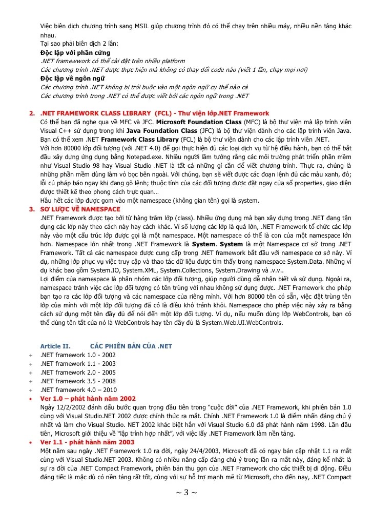 Tong quan ve framework