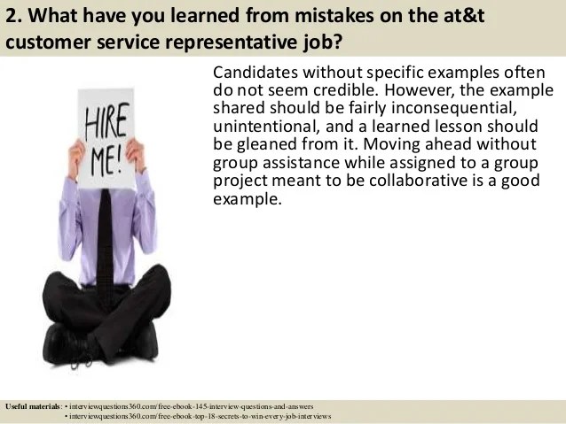Top 10 at&t customer service representative interview questions and a…