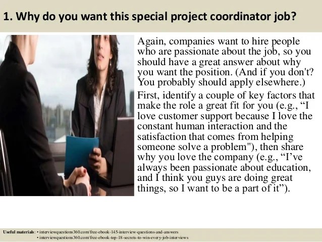 Top 10 project coordinator interview questions and answers pdf ebook