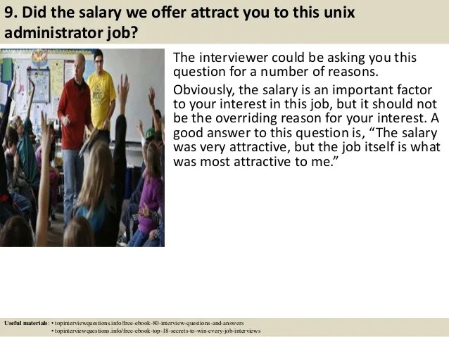 Top 10 unix administrator interview questions and answers