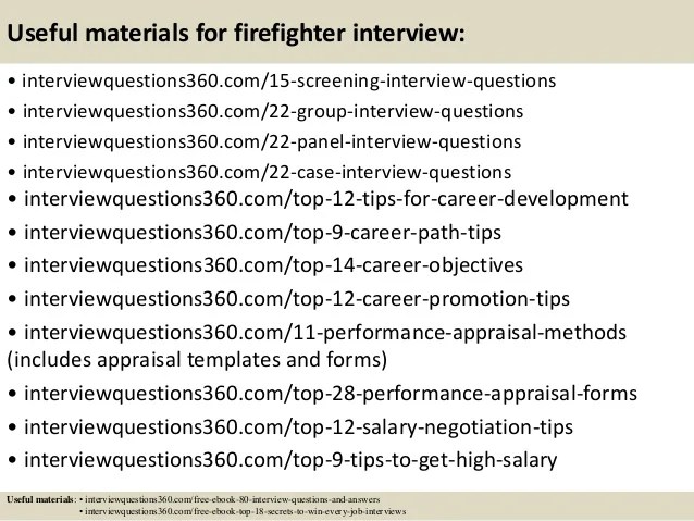 Questions To Ask A Firefighter About His Job Job Retro