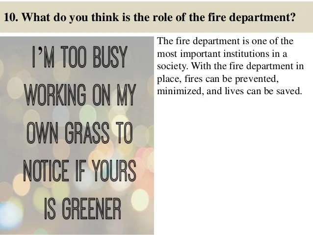 126 firefighter interview questions and answers pdf
