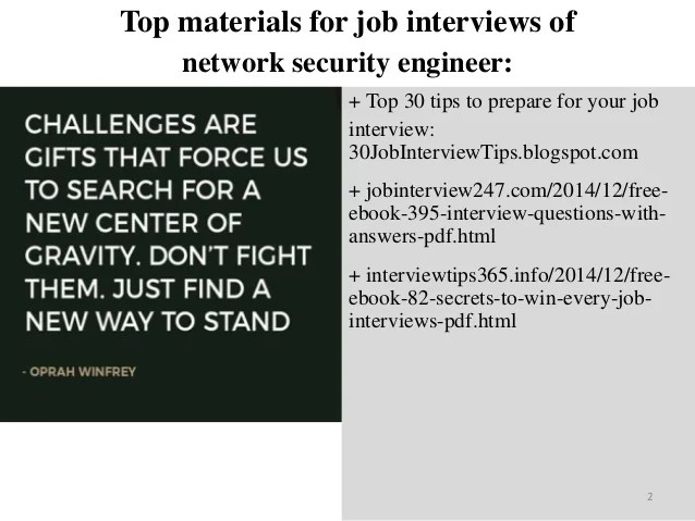 Top 25 network security engineer interview questions and answers pdf