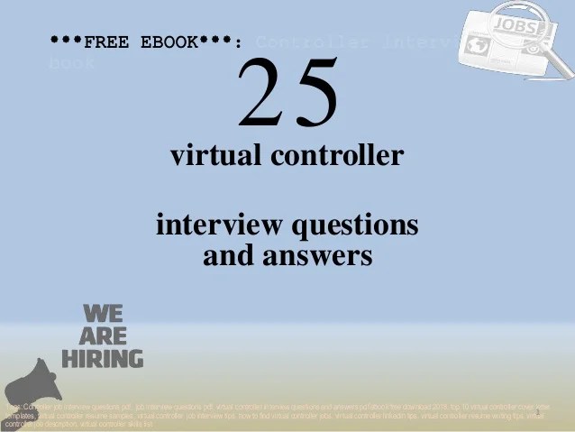 Top 25 virtual controller interview questions and answers pdf ebook f…