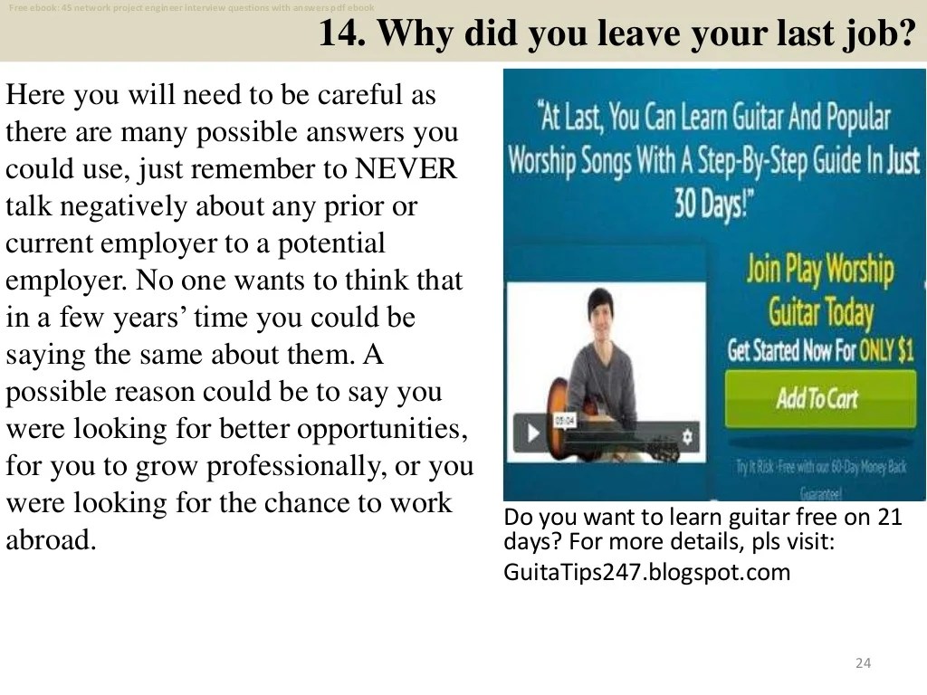 Top 40 network project engineer interview questions and answers pdf e…
