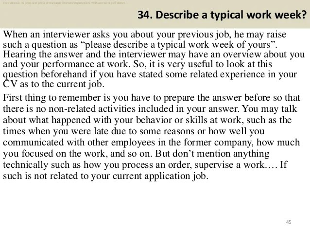 Top 40 program project manager interview questions and answers pdf eb…