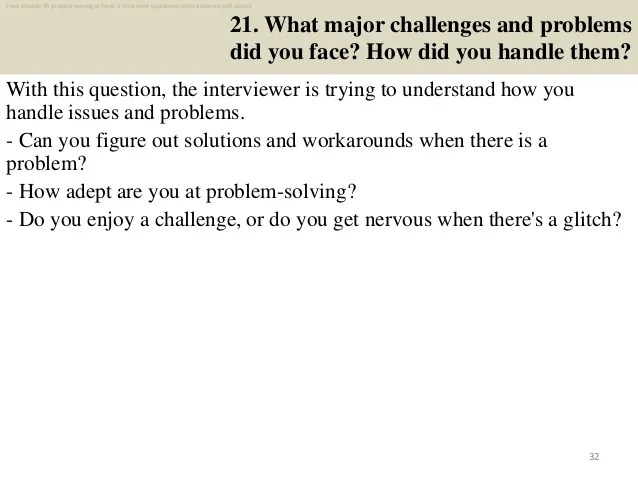 Top 40 project manager level 1 interview questions and answers pdf eb…