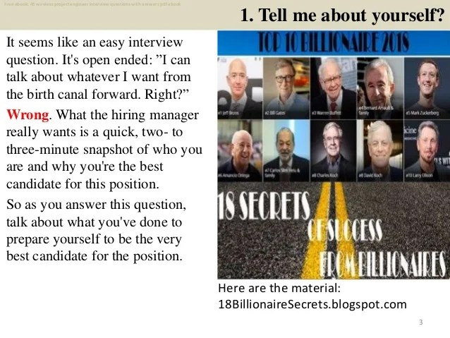 Top 40 wireless project engineer interview questions and answers pdf
