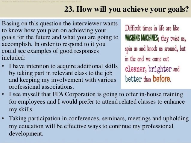 Top 45 financial controller internship interview questions and answer…