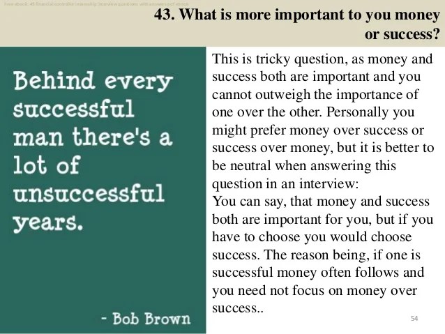 Top 45 financial controller internship interview questions and answer…