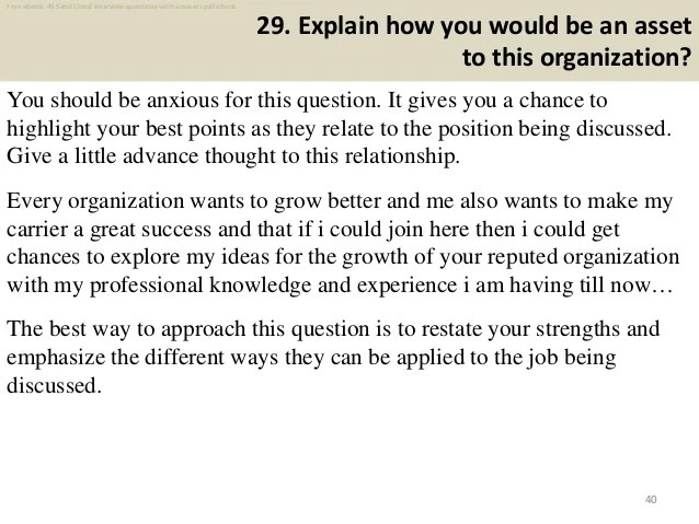 Top 45 sand cloud interview questions and answers pdf