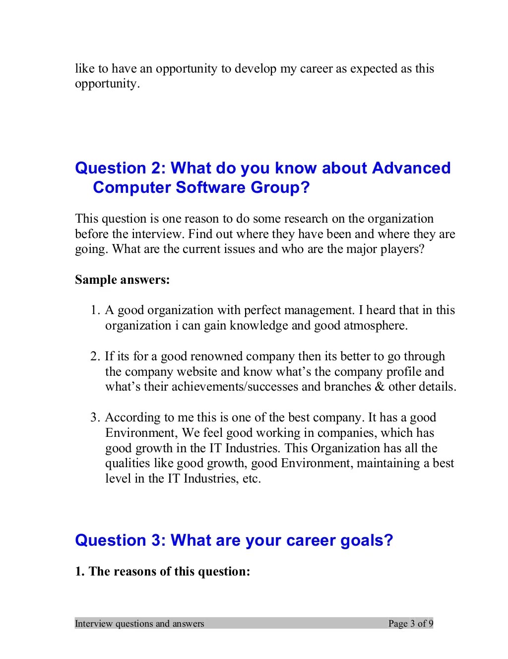 Top 7 advanced computer software group interview questions and answers Top 7 advanced computer software group interview questions and answers