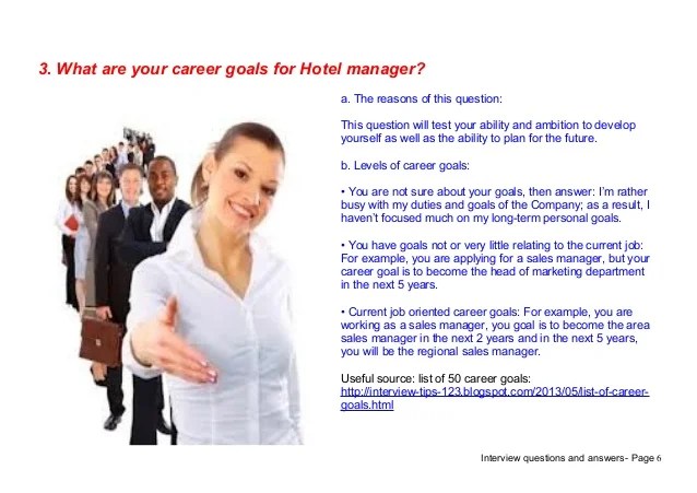 Top 7 hotel manager interview questions answers