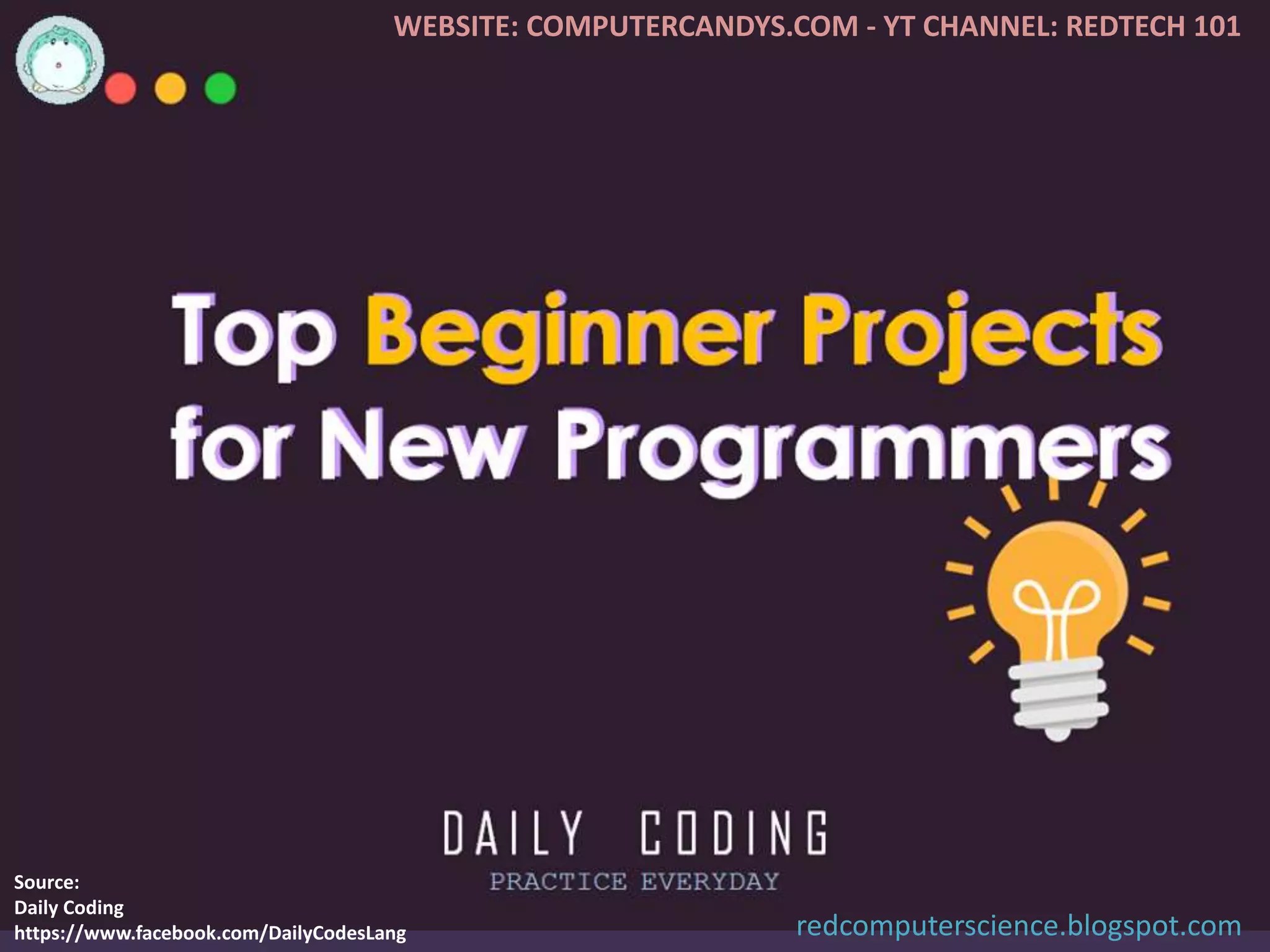 Top beginner projects for new programmers and coding languages