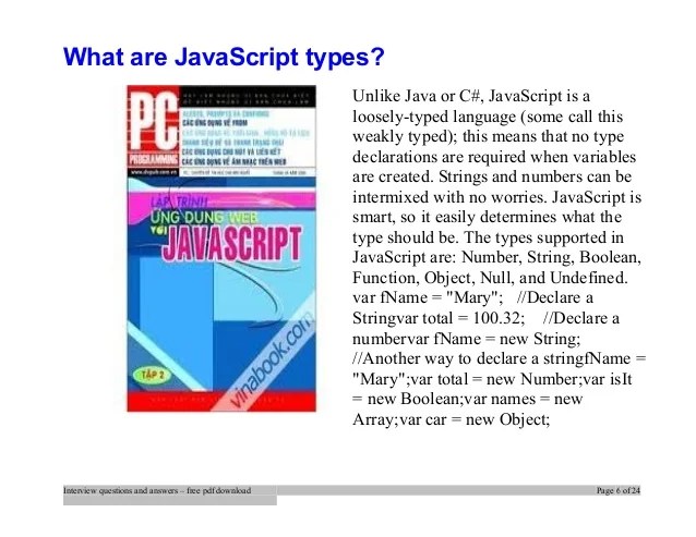 Top javascript interview questions and answers job interview tips