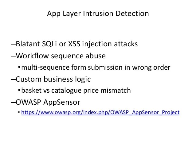 Top Ten Java Defense for Web Applications v2