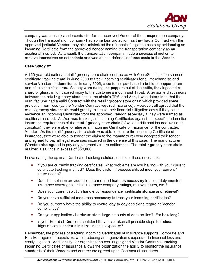 To Track Or Not To Track Why Tracking Certificates Of Insurance Mak…