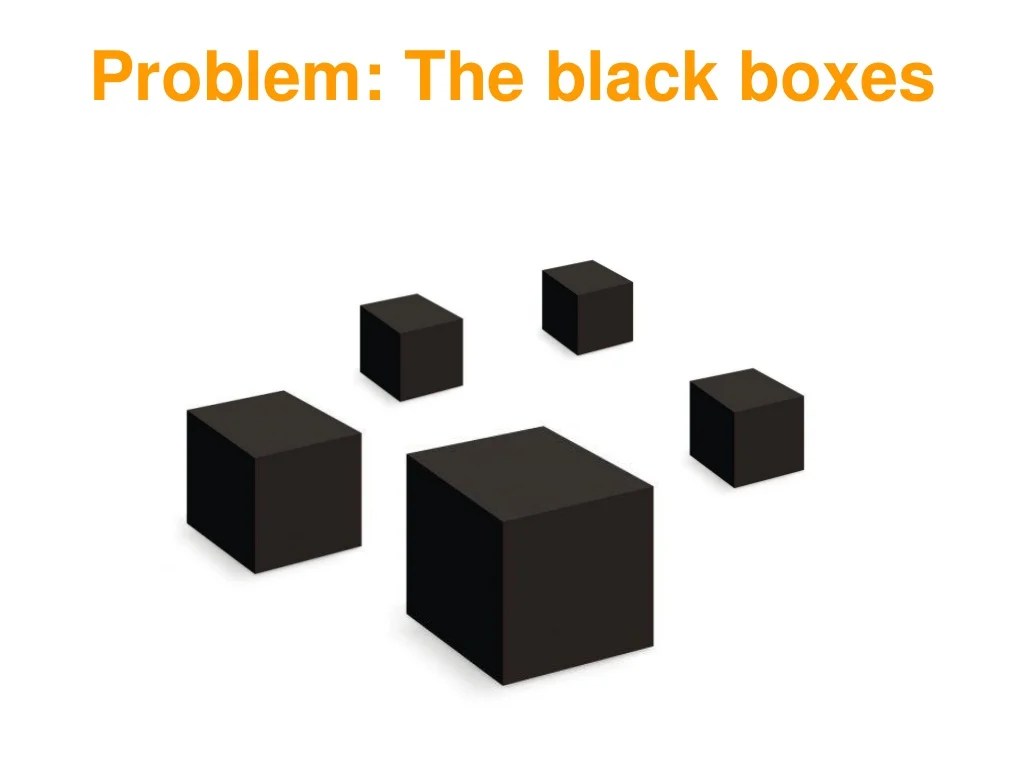 Problem The black boxes