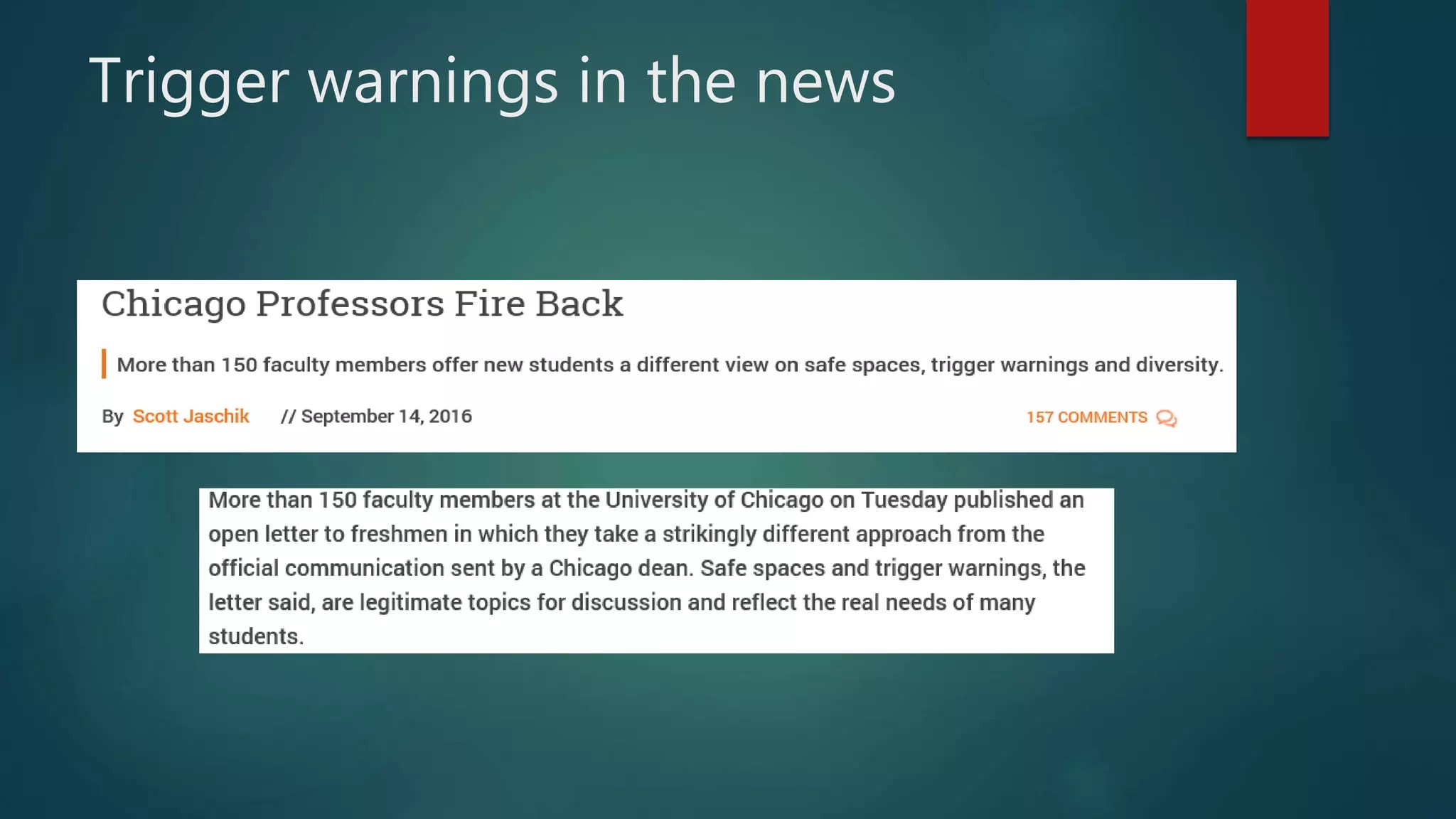 Trigger warnings presentation PPTX