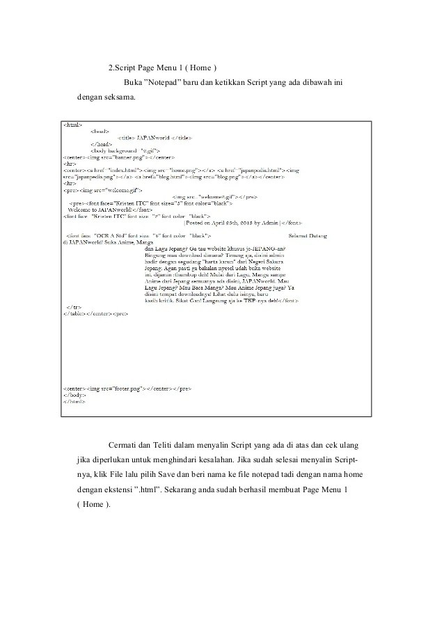 Tutorial Pembuatan Aplikasi Website Beserta Databasenya