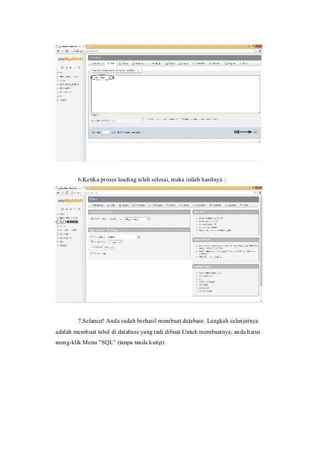 Tutorial Pembuatan Aplikasi Website Beserta Databasenya