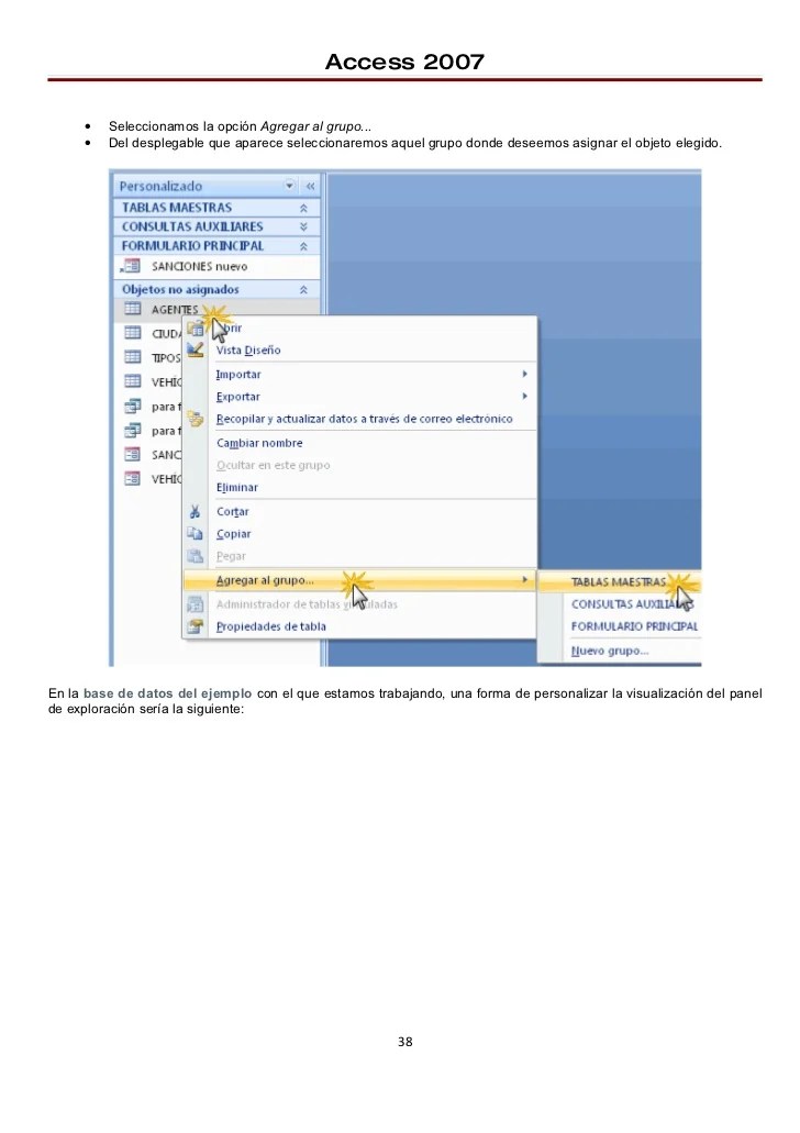 Tutorial access 2007
