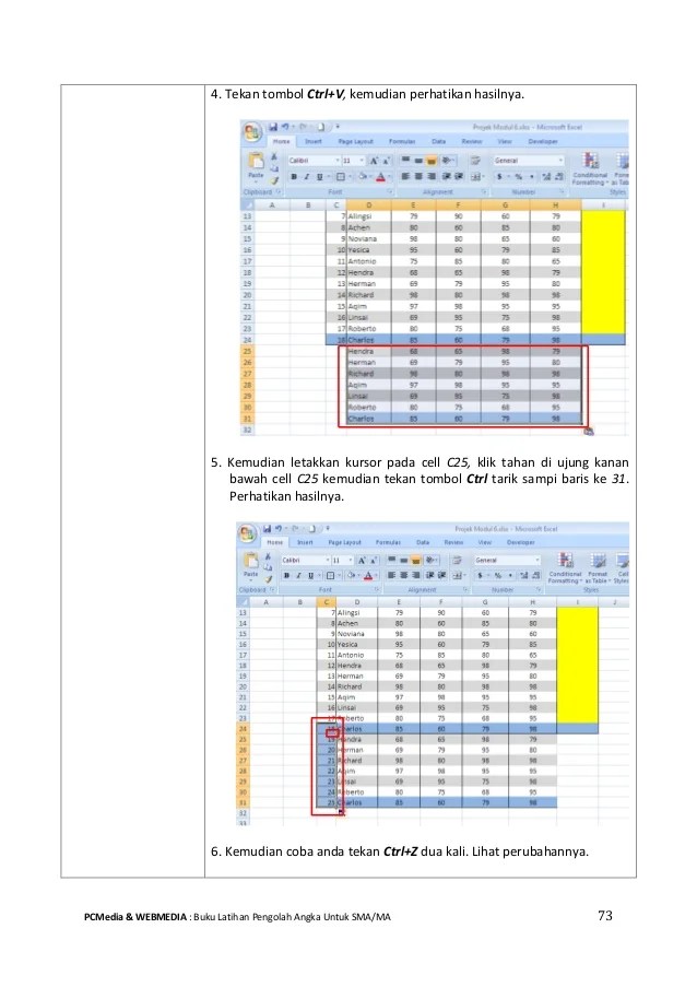 learning microsoft office excel 2007