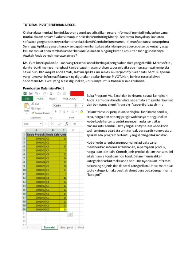 Rumus Excel 2007 Lengkap Pdf