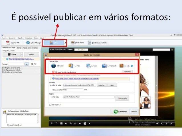 Tutorial para transformar o arquivo PDF em um livro “folheável” (Page…