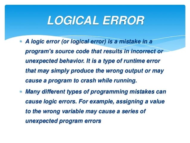 programming type error