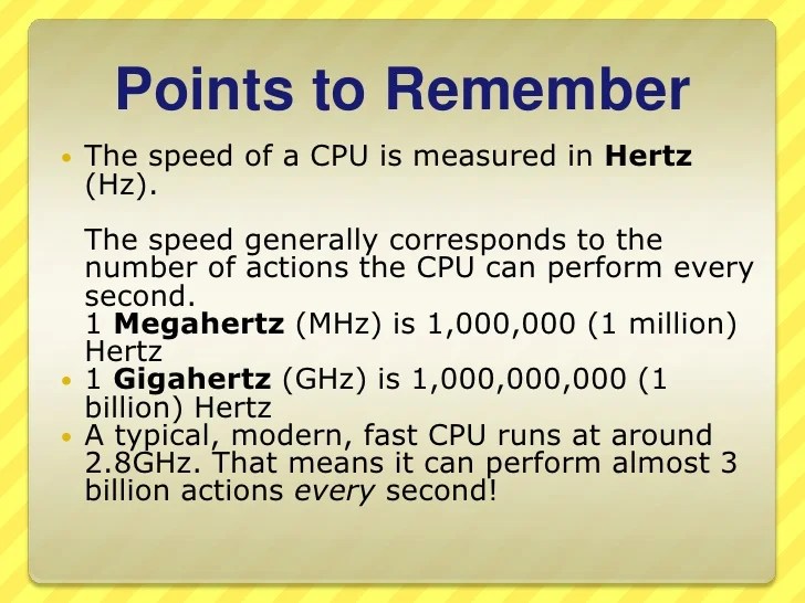 How To Measure Computer Speed