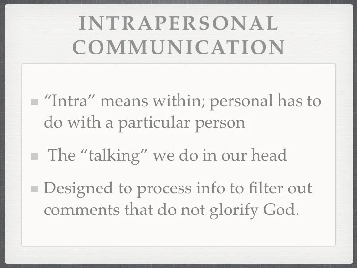 Types Of Communication; P 51 53