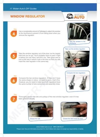 Window regulator | PDF