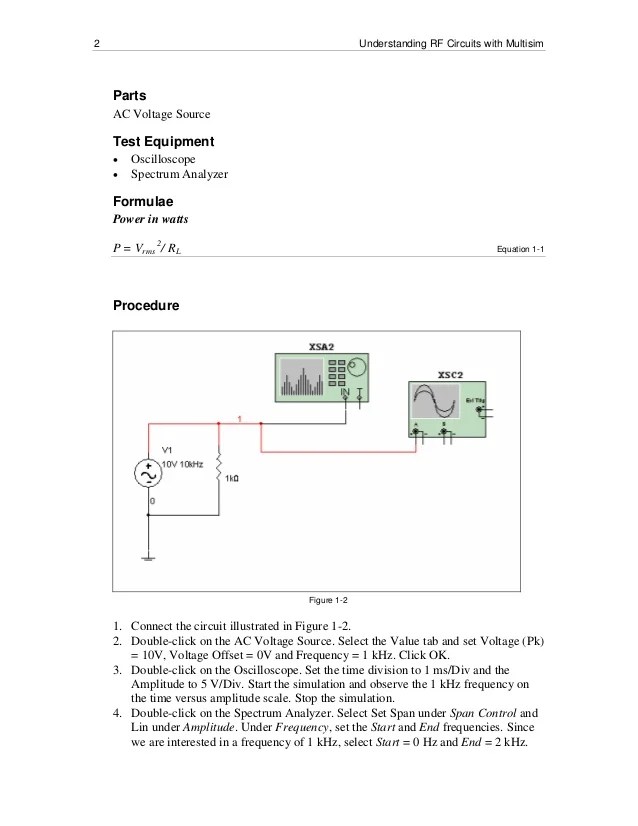 How To Use An Oscilloscope In Multisim