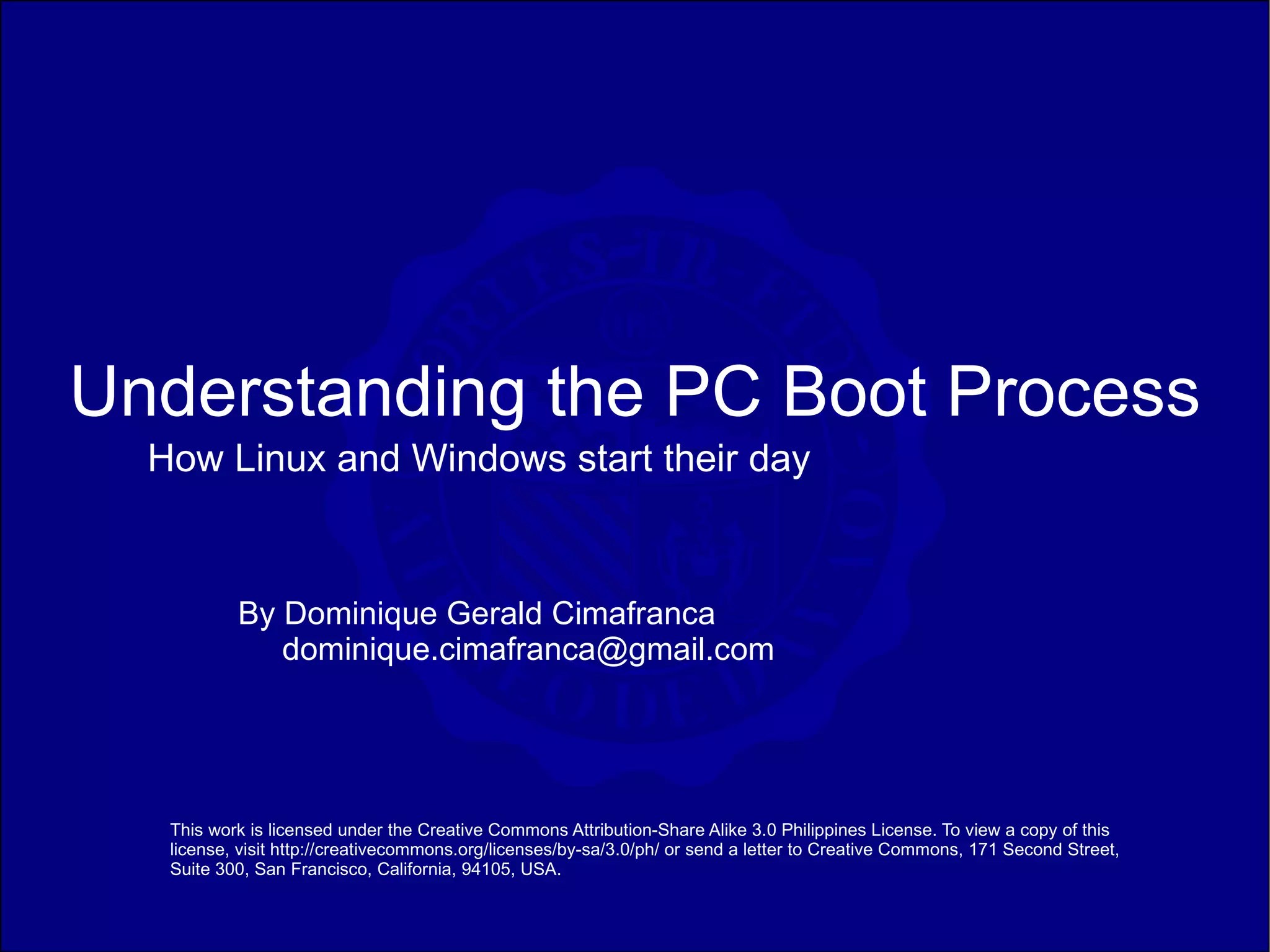 Understanding The Boot Process | PPT
