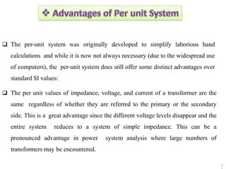 Unit-1 Per Unit System.pptx