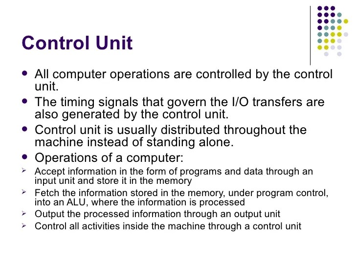 Unit 1 basic structure of computers