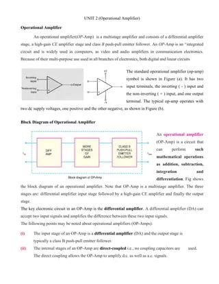 OPERATIONAL AMPLIFIERS | PDF