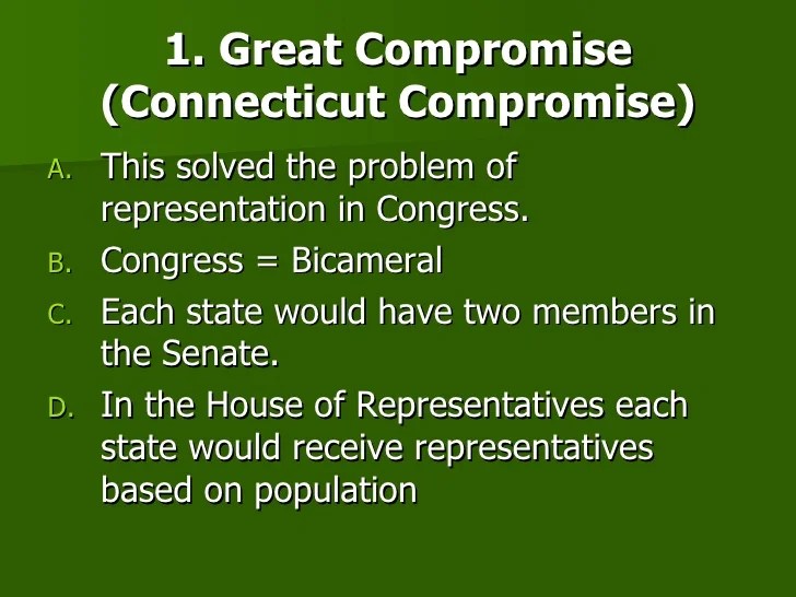 3 Compromises at the Constitutional Convention