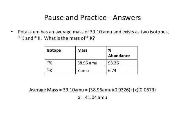 Natural abundance information for magnesium. How Do You Find Average Atomic Mass