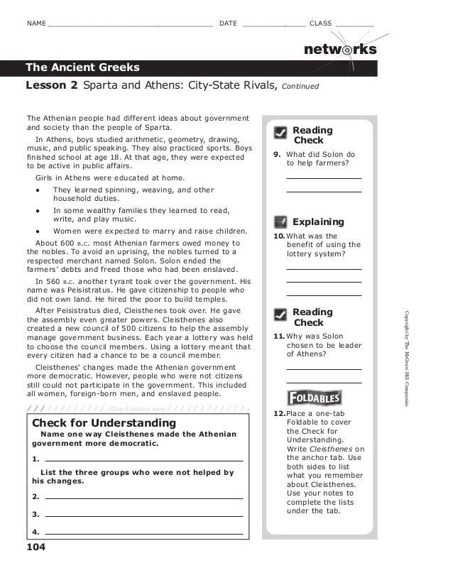 Guided Reading Lesson 1 Rise Of Greek Civilization Answer