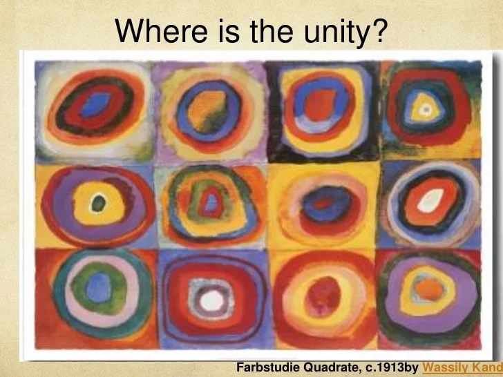 Unity And Variety In Art Examples slideshare